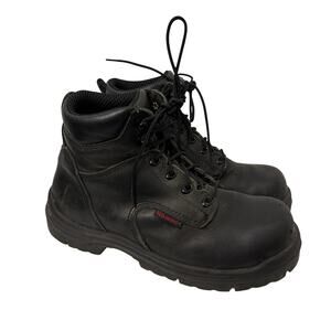 Red Wing Boots Mens Size 7.5 King Toe Comp Safety Black Leather EH Work 2234